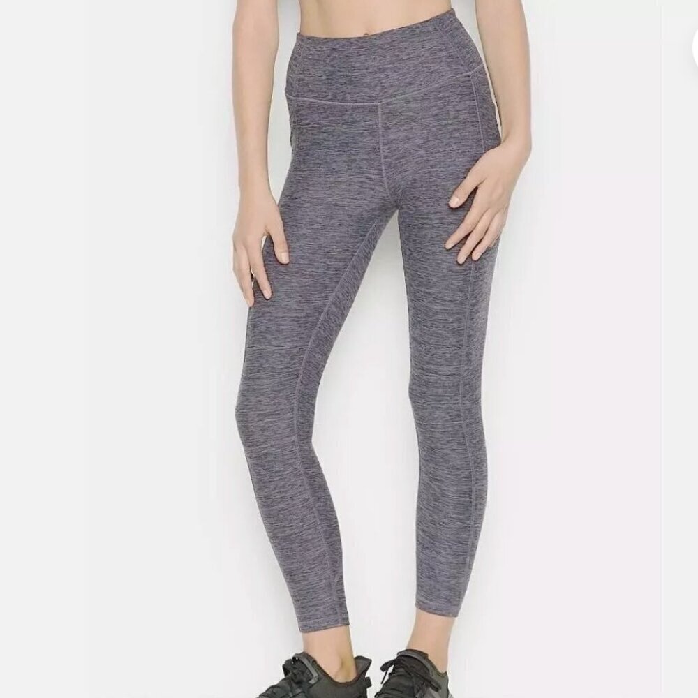 Victoria's Secret Heather Gray Side Pocket High Rise Stretch Leggings Small